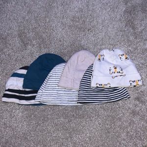 Onesies 6-pack Hats | Size 0-6 month.
